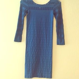 Bebe Blue Bodycon Dress